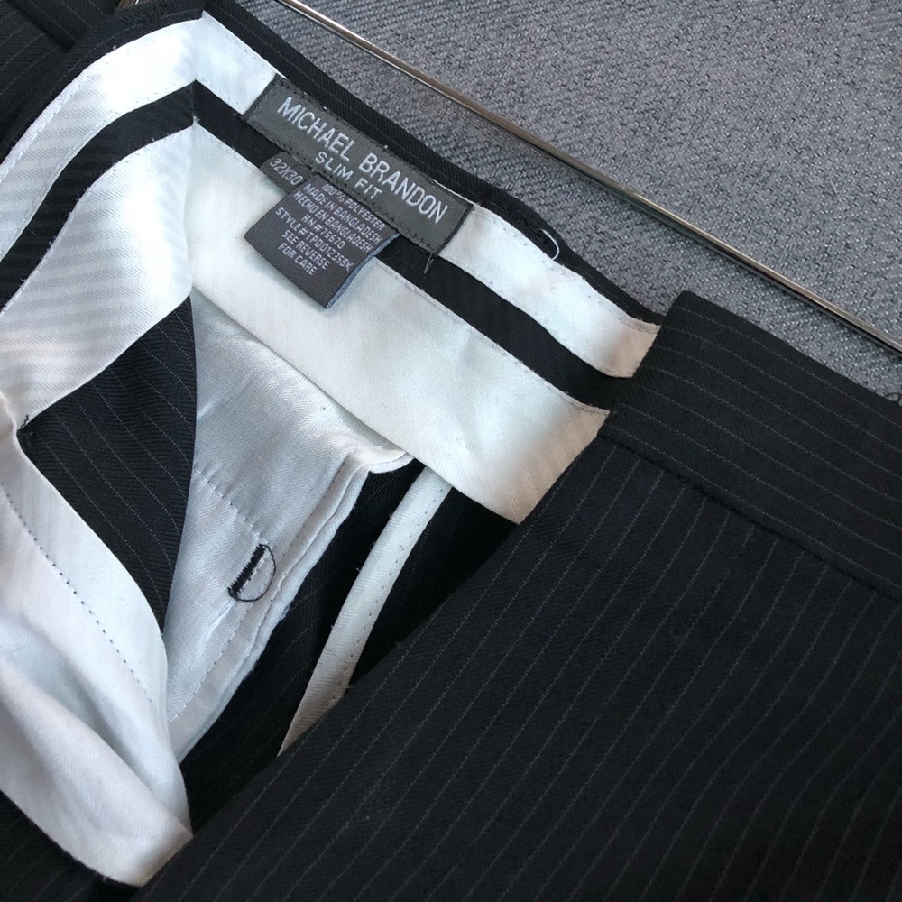 Men’s Slim Fit Designer Dress Pants 32x30